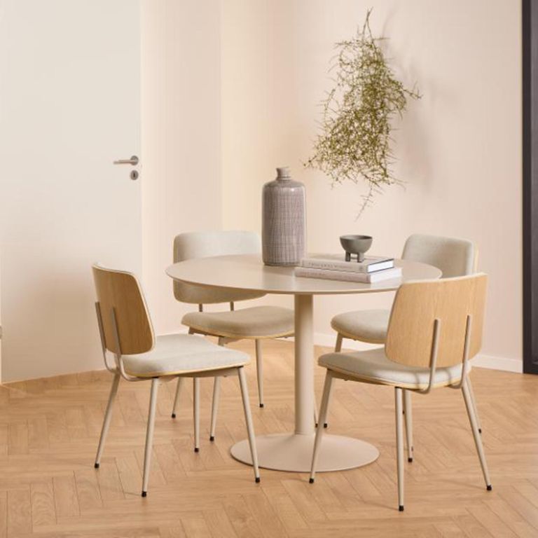 Owen Dining Chair - Set of 2 - Beige Fabric