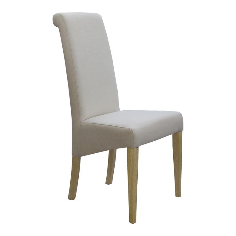 Italia Dining Chair - Set of 2 - Ivory Fabric