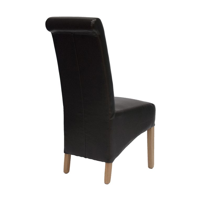 Richmond Dining Chair - Set of 2 - Brown Bonded Leather