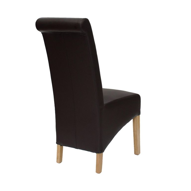 Richmond Dining Chair - Set of 2 - Matt Coco Bonded Leather