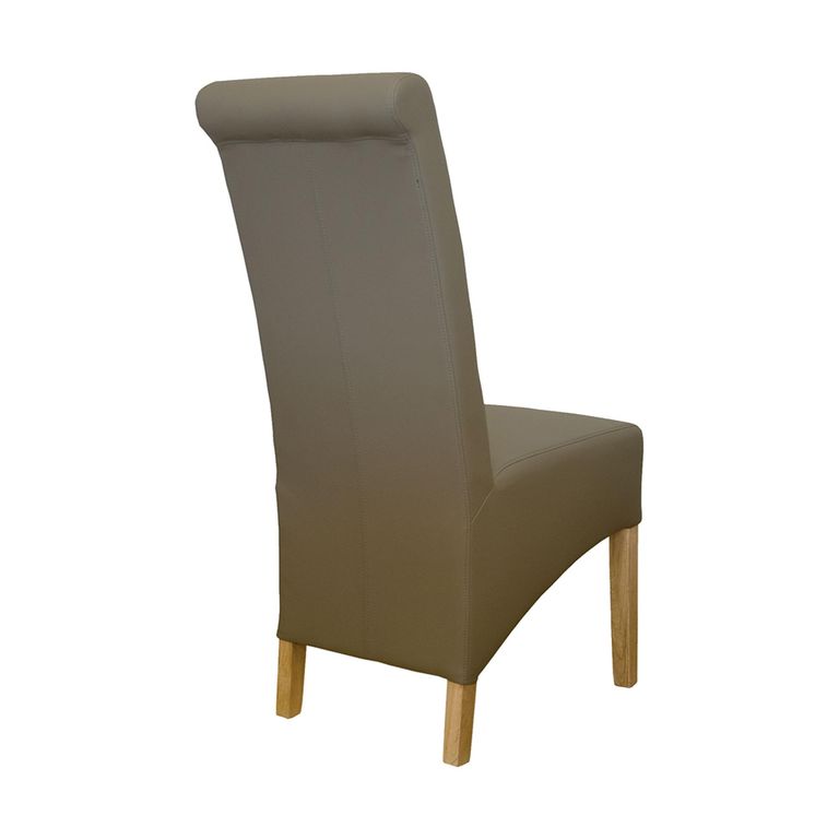 Richmond Dining Chair - Set of 2 - Mushroom Bonded Leather