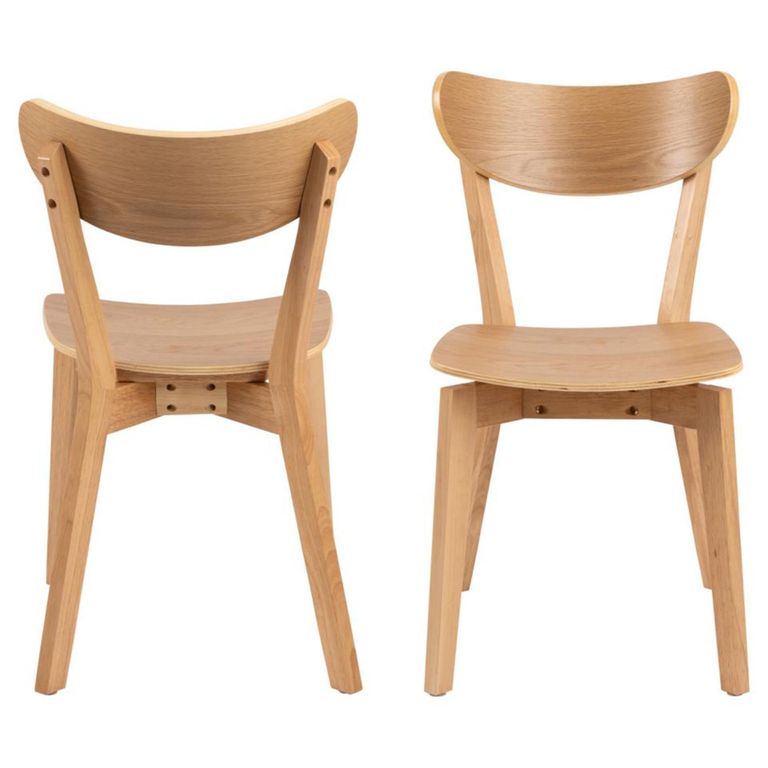 Roxby Dining Chair - Set of 2 - Oak