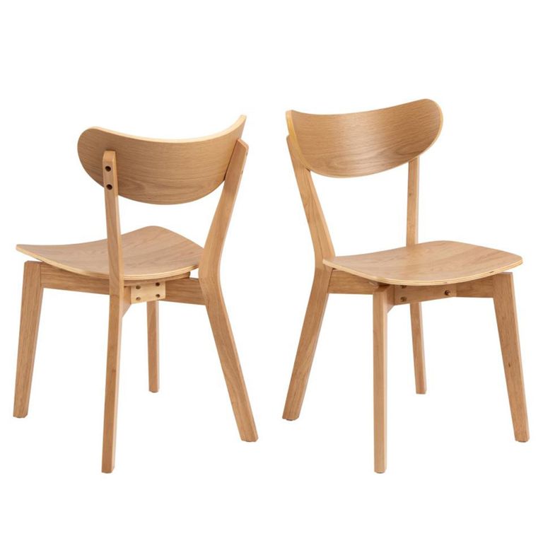 Roxby Dining Chair - Set of 2 - Oak