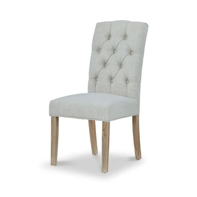 Salcombe Chelsea Dining Chair - Set of 2 - Natural Fabric