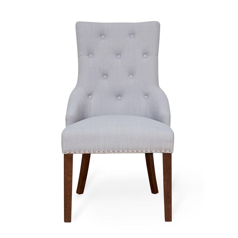 Shiro Dining Chairs - Set of 2 - Grey Accent Fabric