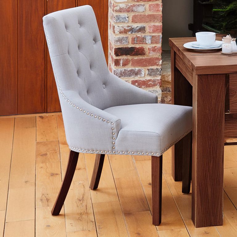 Shiro Dining Chairs - Set of 2 - Grey Accent Fabric