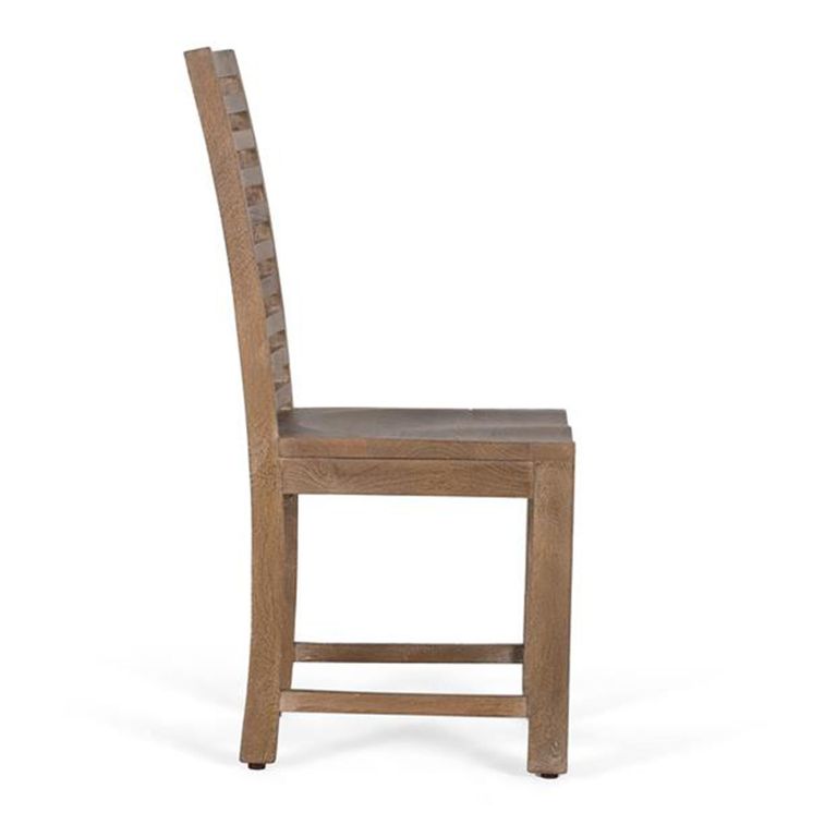 Udine Dining Chair - Mango Wood - Ladder Back - Set of 2