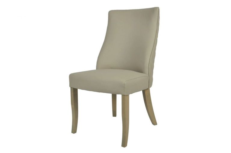 2 x Urich Beige PU Dining Chair