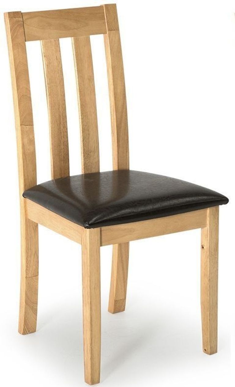 Annecy Dining Chair - Set of 2 - Natural Wood - Natural Wood Legs