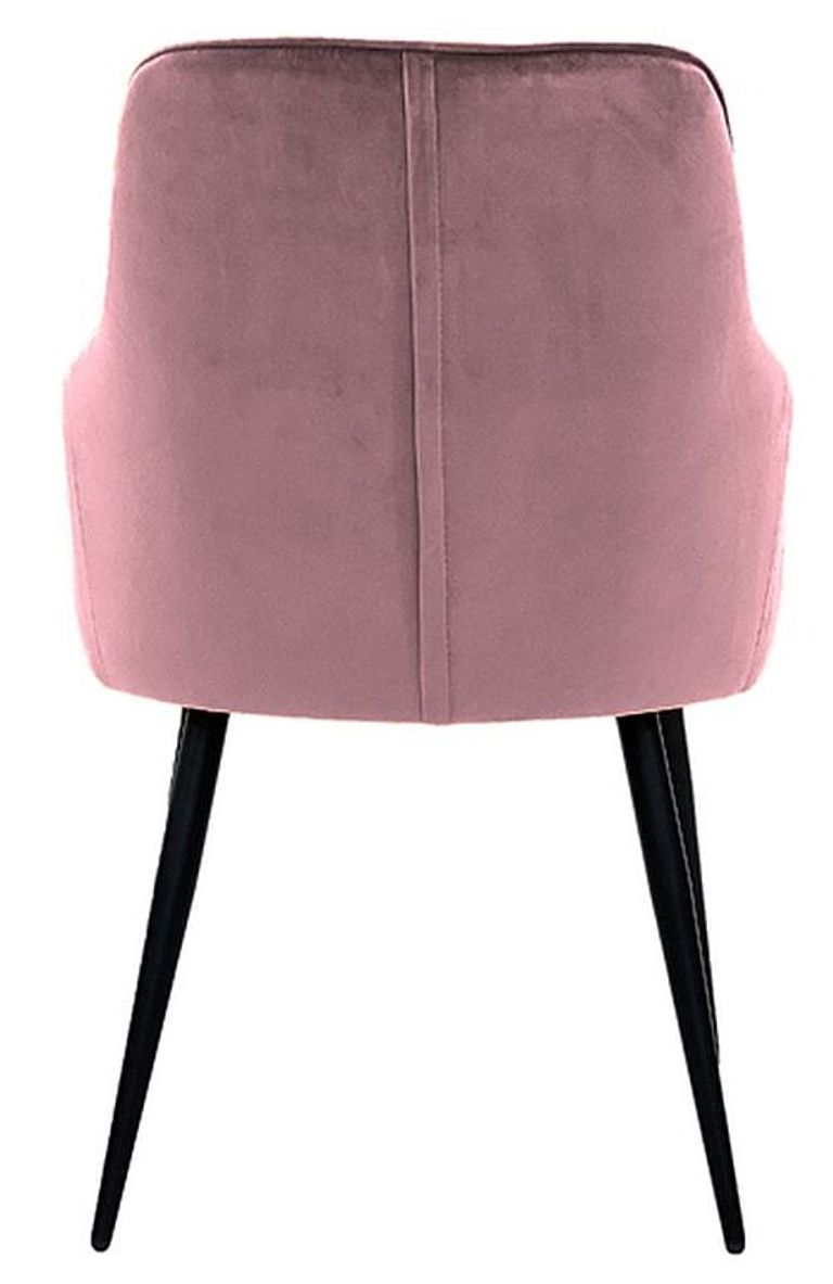 Vienna Dining Chair - Set of 2 - Pink Fabric