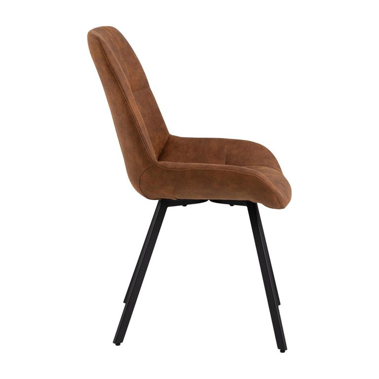 Waylor Dining Chair - Set of 2 - Camel Fabric