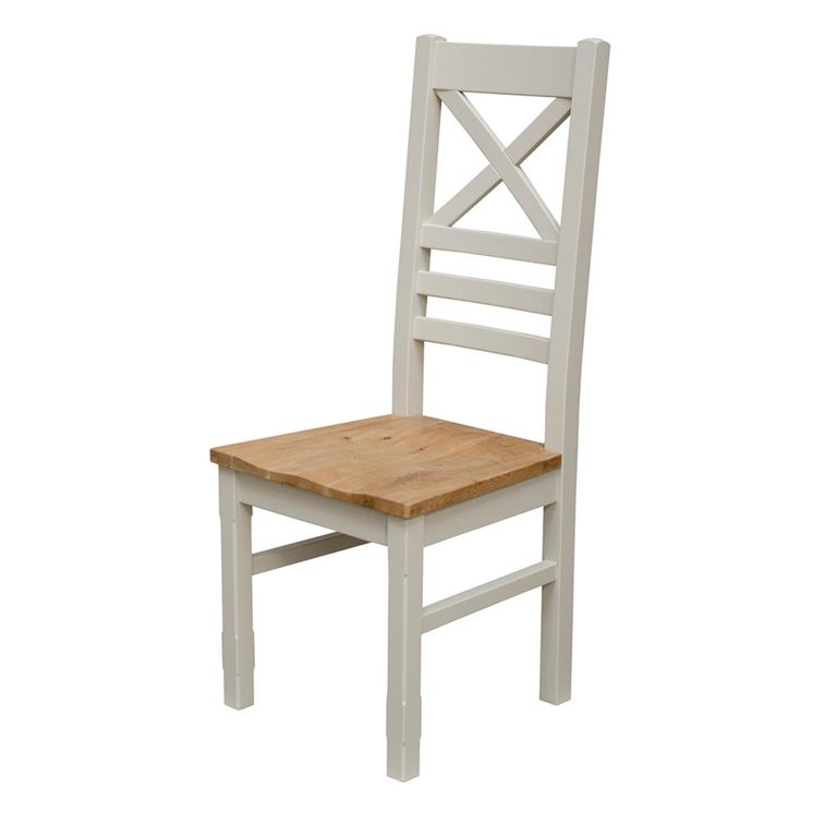 Deluxe Painted Dining Chair - Set of 2 - Cross Back