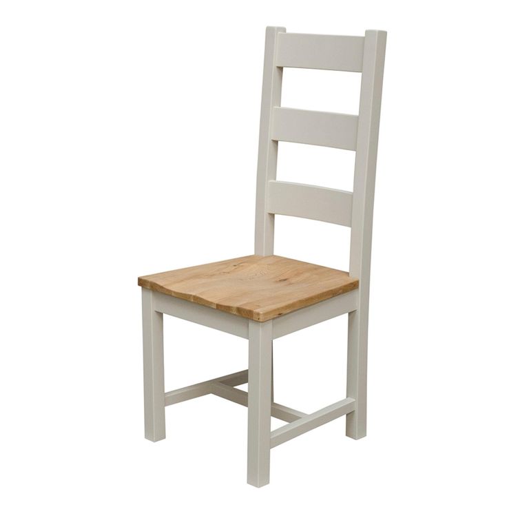 Deluxe Painted Dining Chair - Set of 2 - Ladder Back