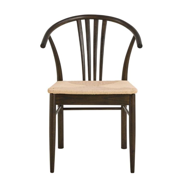York Dining Chair - Set of 2 - Smoked - Curved Back
