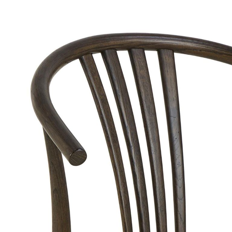 York Dining Chair - Set of 2 - Smoked - Curved Back