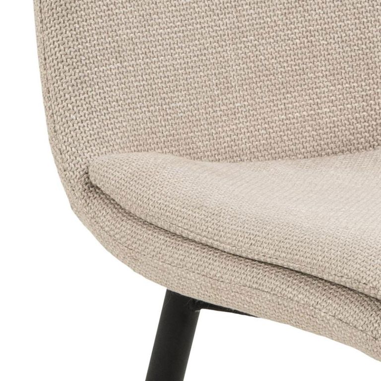 Becca Dining Chair - Set of 4 - Beige Fabric