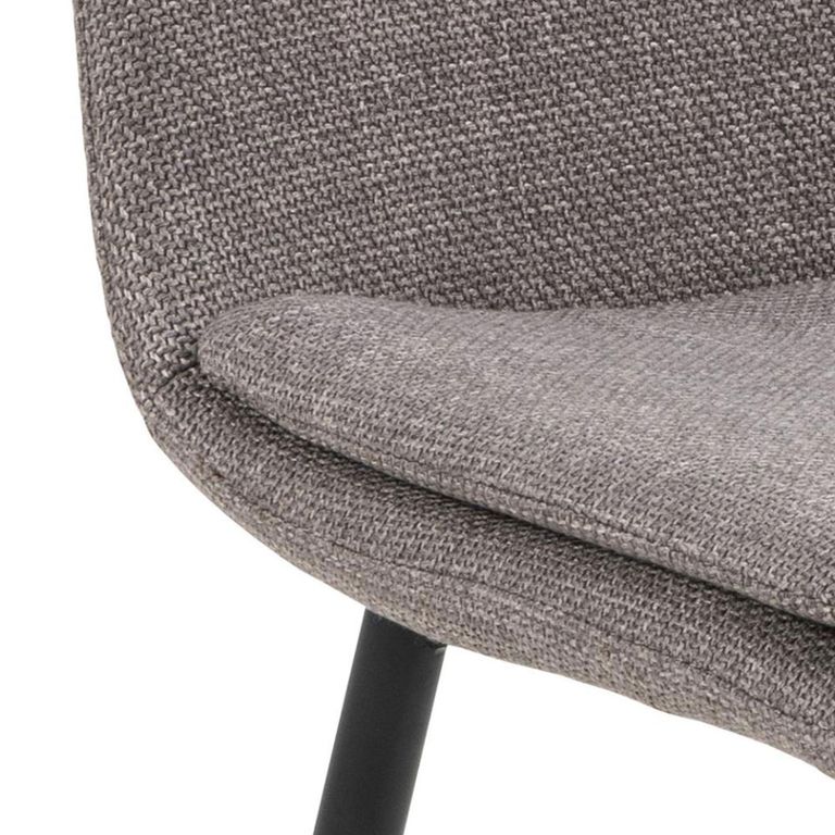 Becca Dining Chair - Set of 4 - Light Grey Fabric