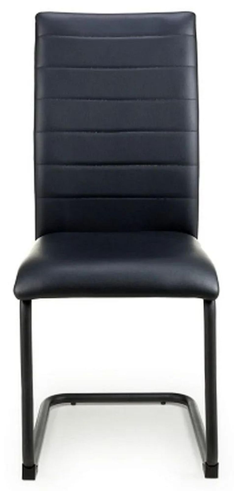 4 x Carlisle Black Leather Effect Dining Chair