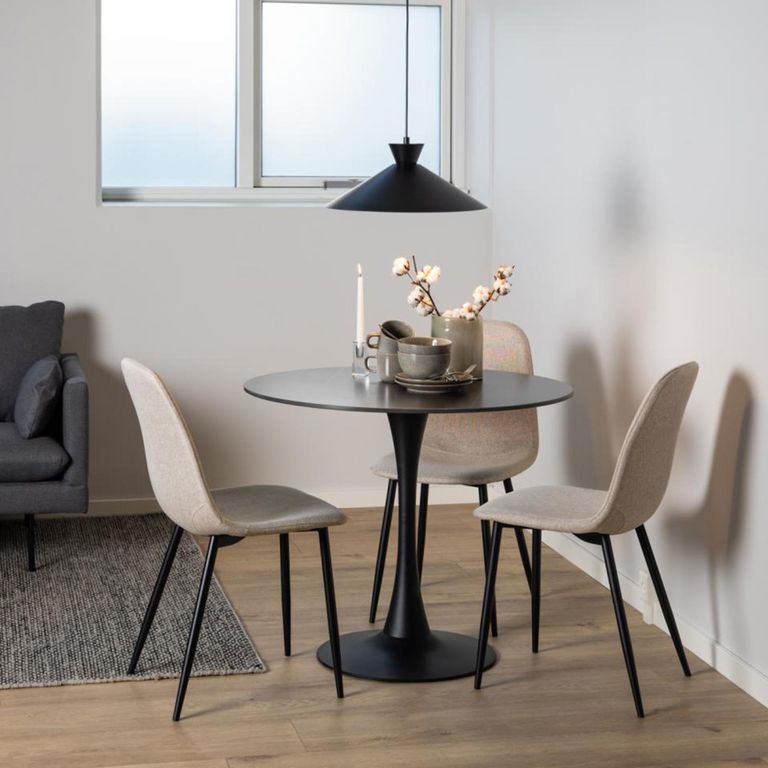 Celia Dining Chair - Set of 4 - Beige Fabric