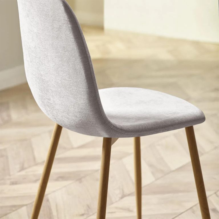 Lottie Dining Chair - Set of 4 - Beige Fabric