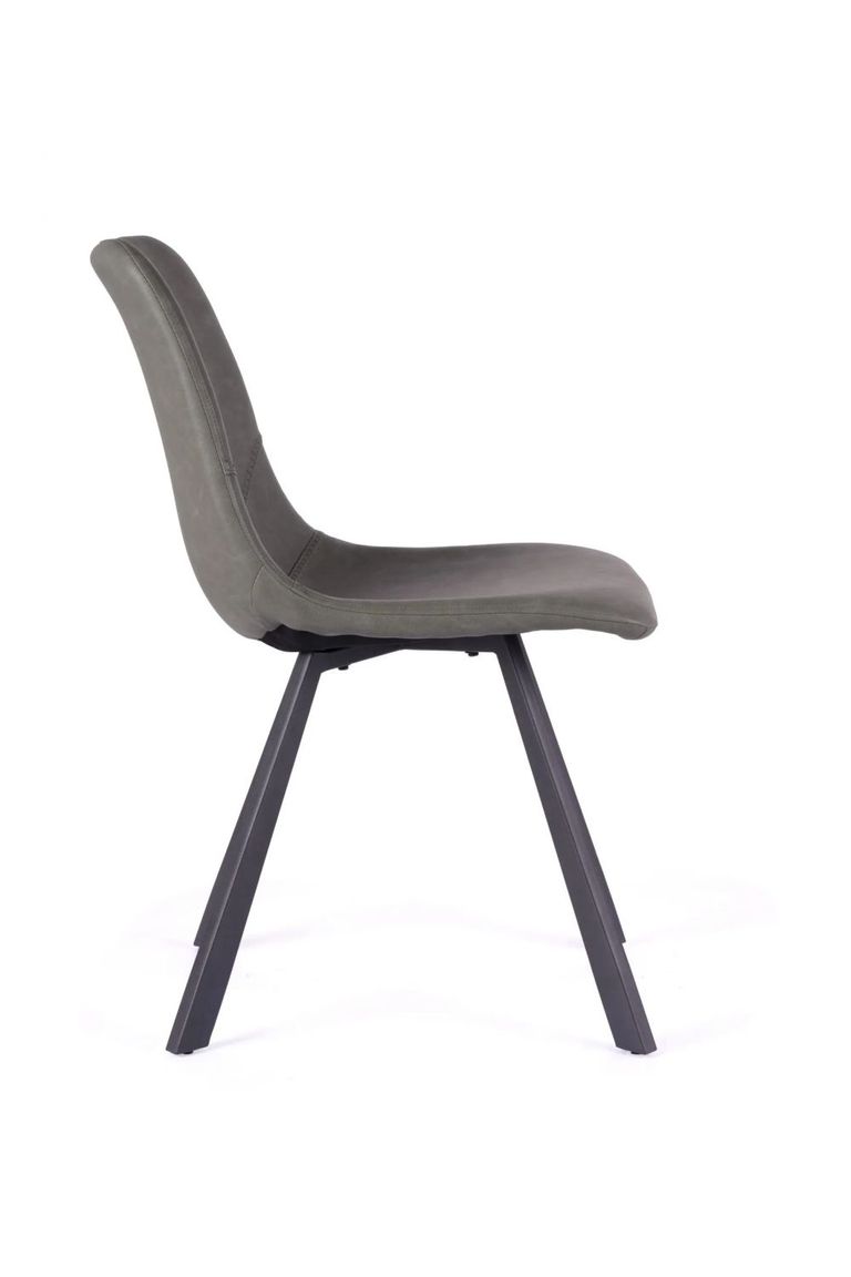 4 x Ryan Vintage Green PU Dining Chair