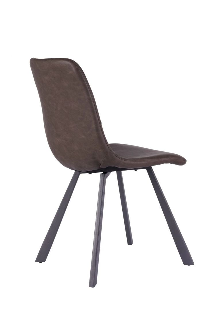 4 x Ryan Vintage Taupe PU Dining Chair