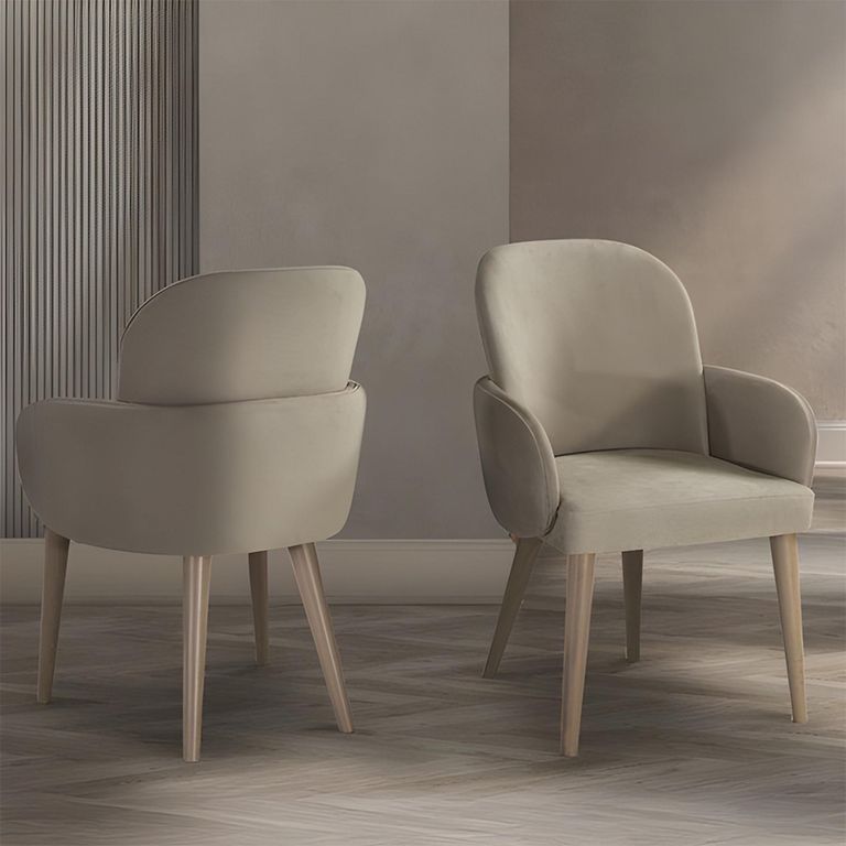 Abbie Dining Armchair - Fabric - Variation Available
