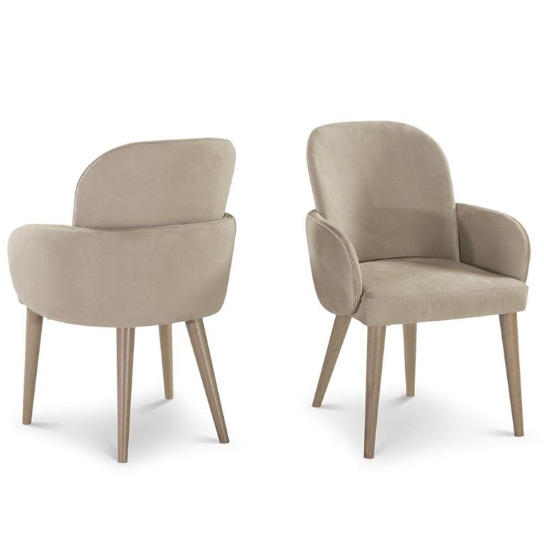 Abbie Dining Armchair - Fabric - Variation Available