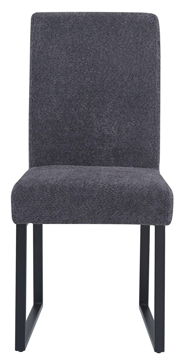 Bronx Dark Grey Fabric Dining Chair