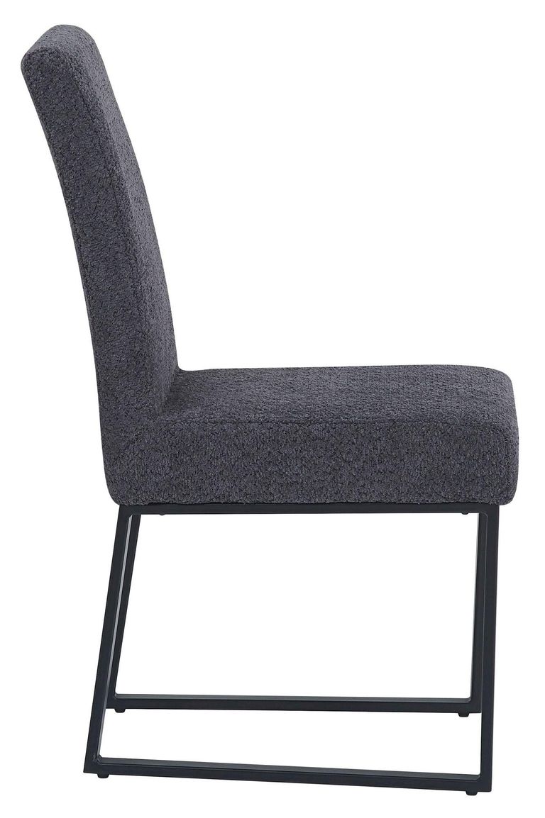 Bronx Dark Grey Fabric Dining Chair