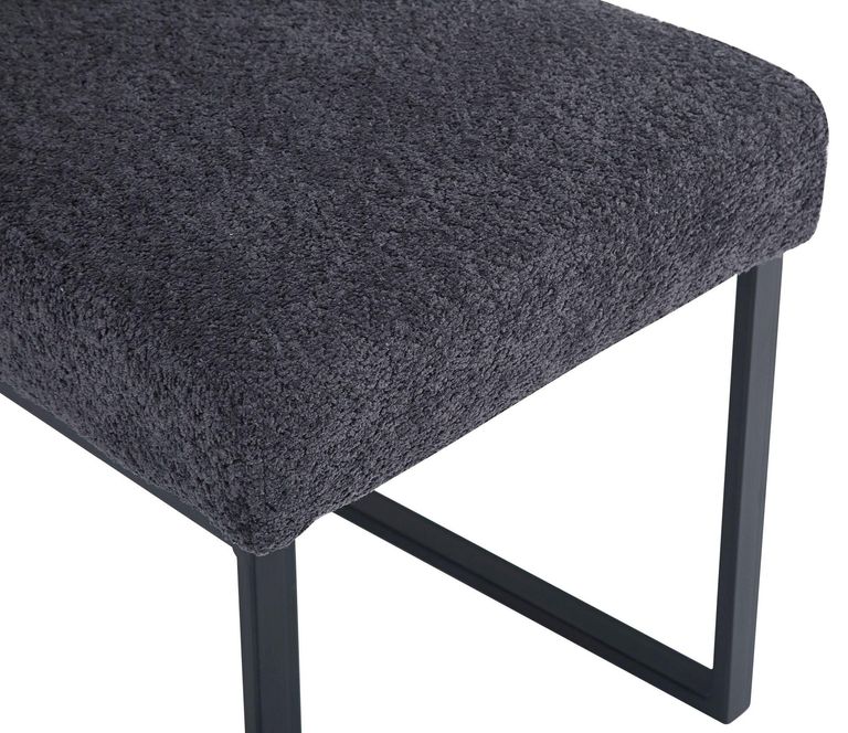 Bronx Dark Grey Fabric Dining Chair