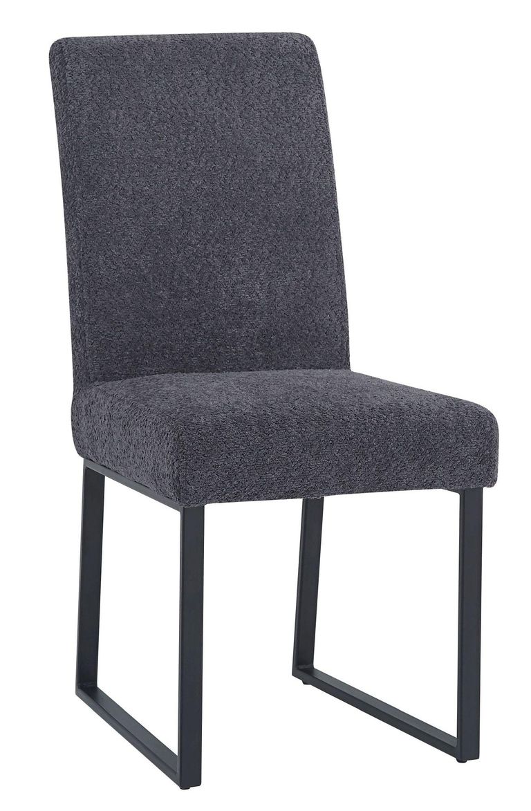 Bronx Dark Grey Fabric Dining Chair