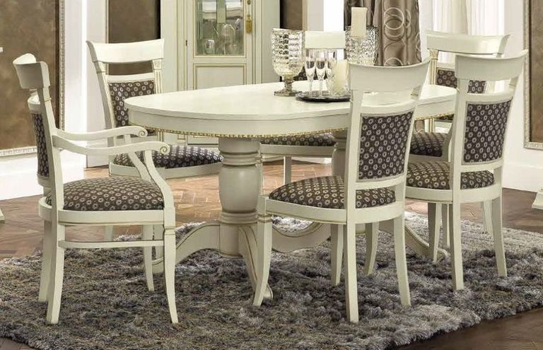 Treviso Dining Armchair - White Ash