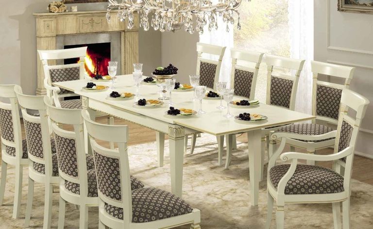 Treviso Dining Armchair - White Ash