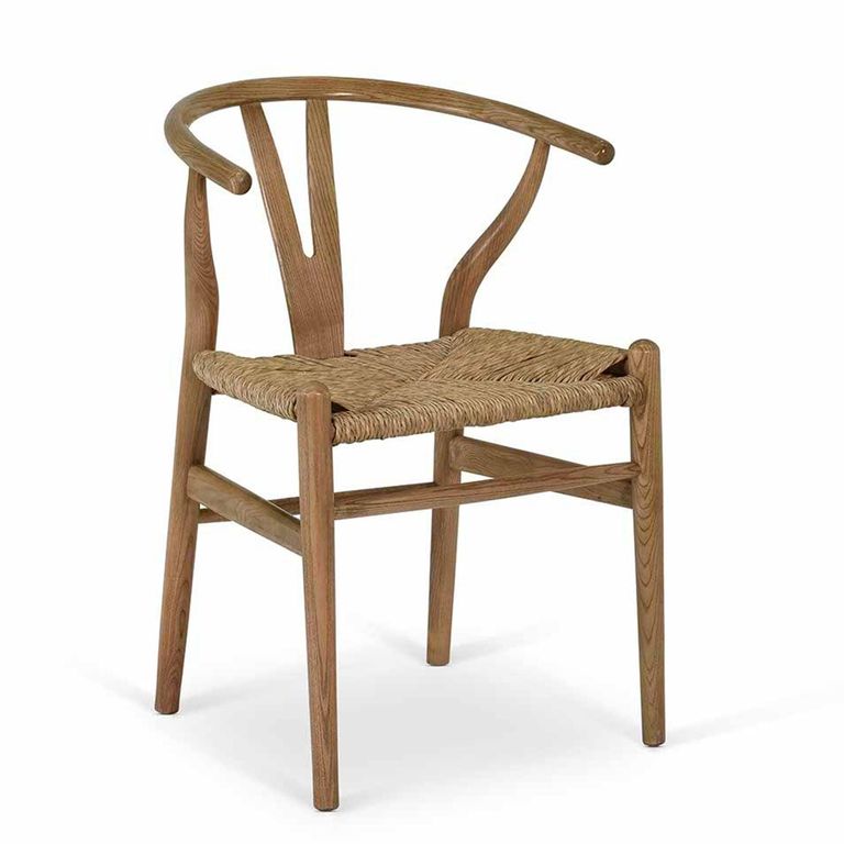 Chilthorne Wishbone Dining Chair Set of 2 Natural