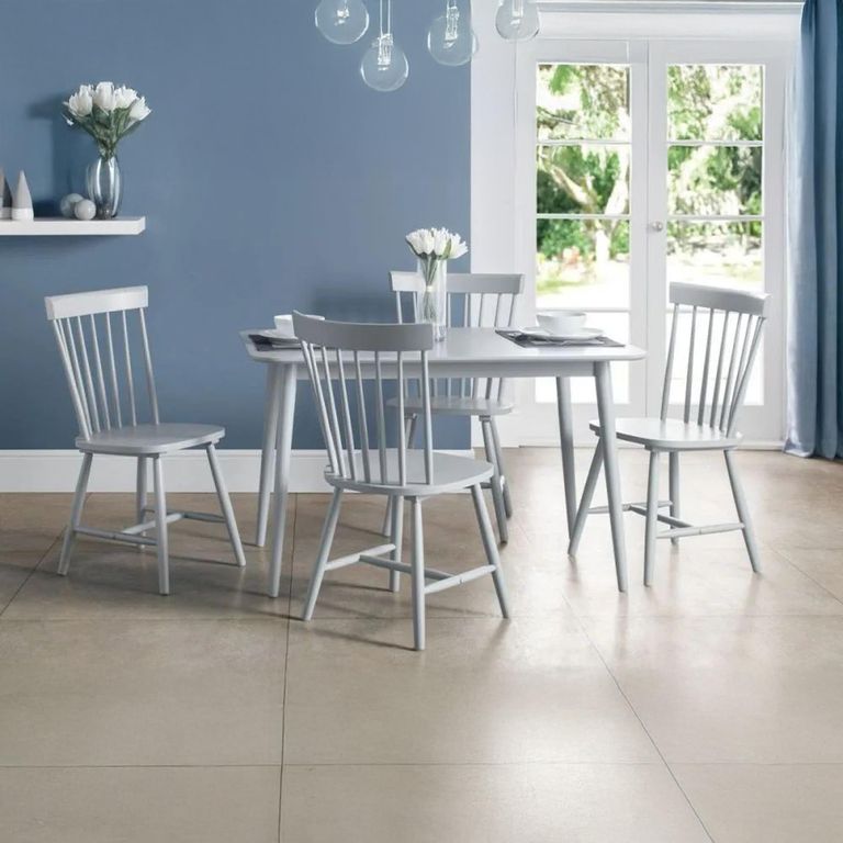 Clearance - 2 x Torino Lunar Grey Dining Chair - A345