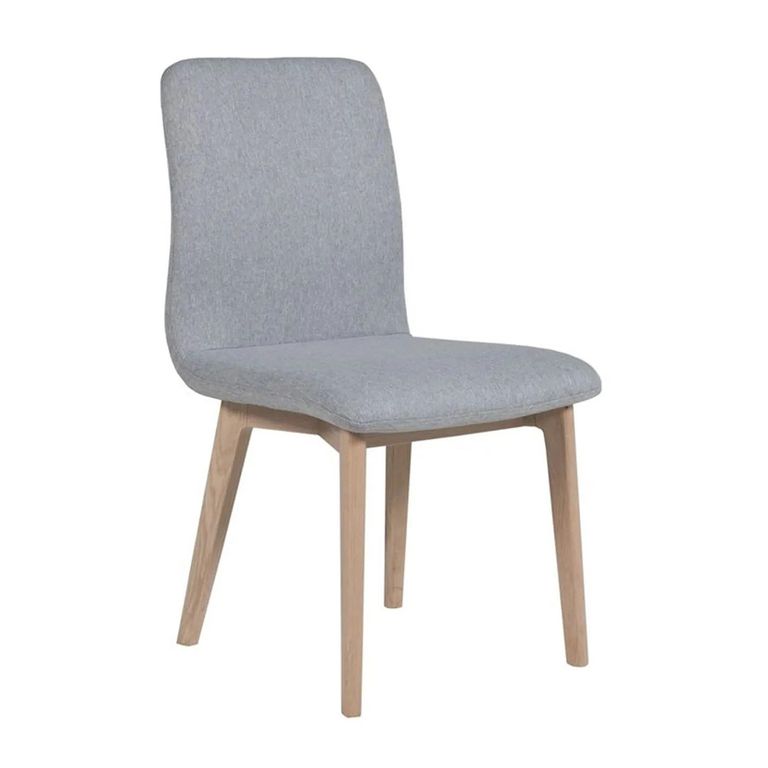 Clearance - 2 x Vida Living Marlow Light Grey Dining Chair - A269