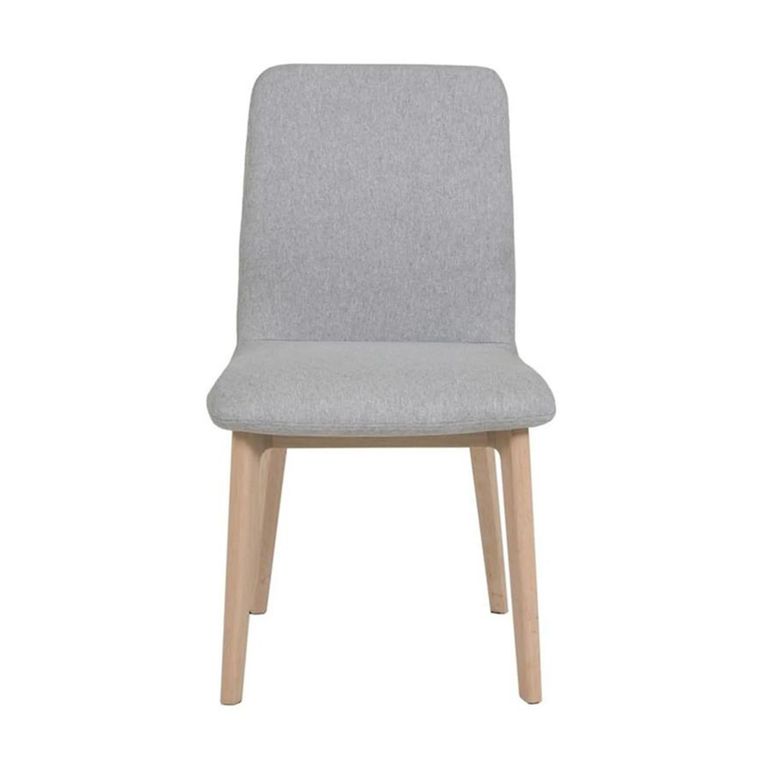 Clearance - 2 x Vida Living Marlow Light Grey Dining Chair - A269