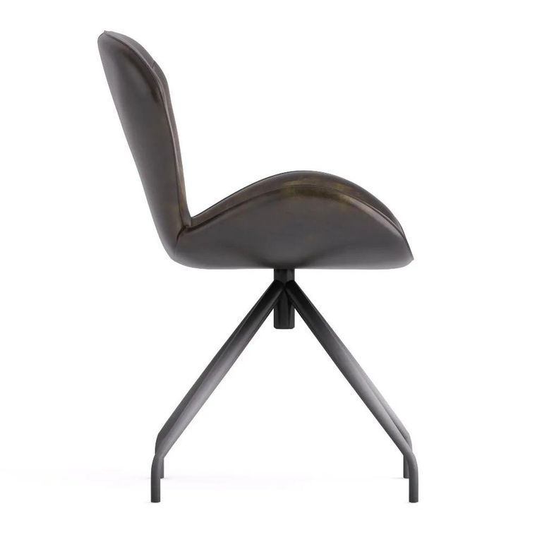 Clearance - Aleah Bottle Green Leather Dining Chair - Brand New Item