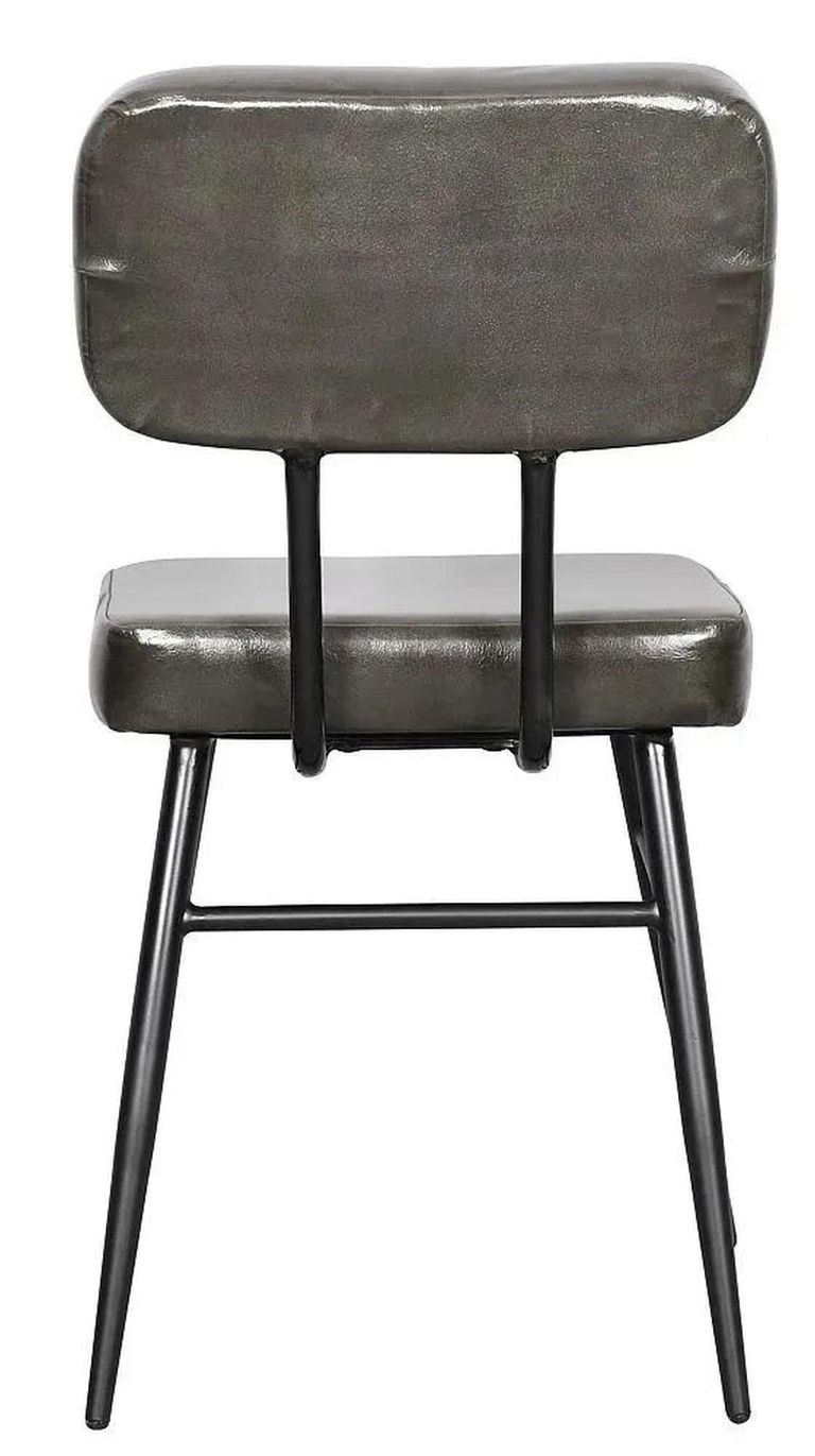 Clearance - Louise Bottle Green Leather Dining Chair - Brand New Item