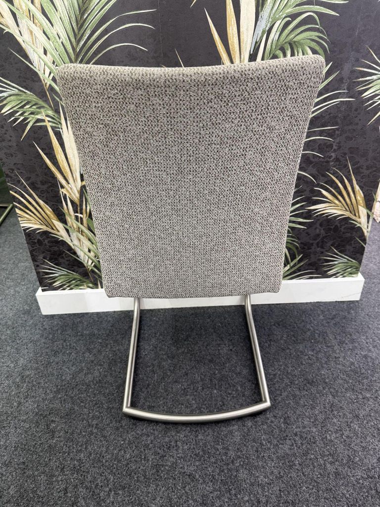 Dining Chair - Light Grey Steel Brushed - SM53 - EX Display