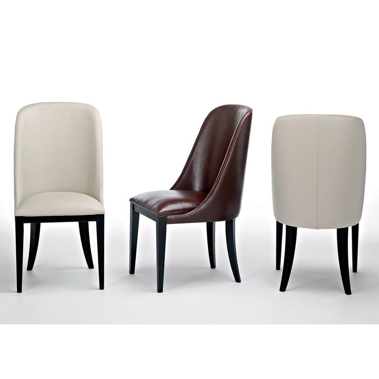 Flavia Dining Chair - Leather - Variation Available