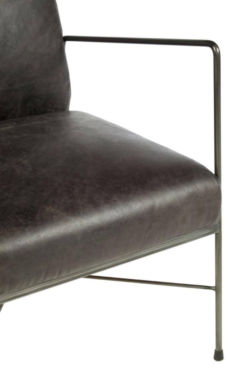 Hoxton Dining Chair - Ebony Leather