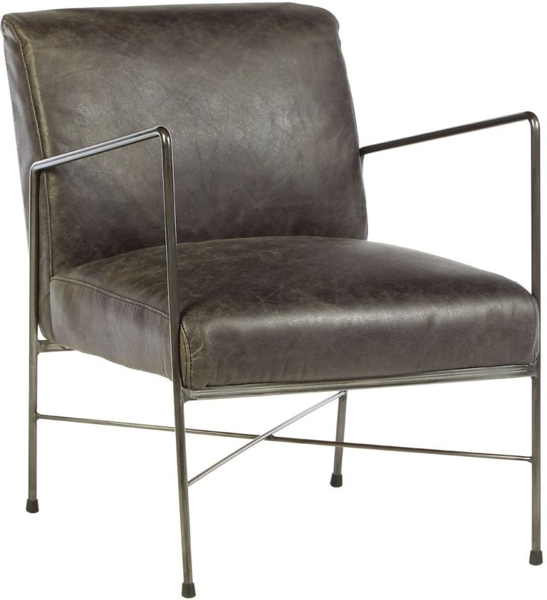 Hoxton Dining Chair - Ebony Leather