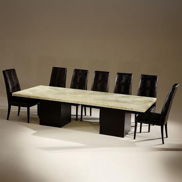 Juliette Dining Chair - Nabuk Leather Fabric - Variation Available