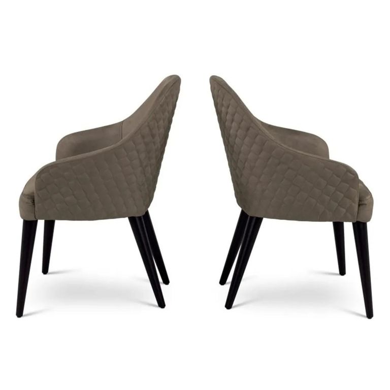 Linda Dining Armchair - Leather - Variation Available