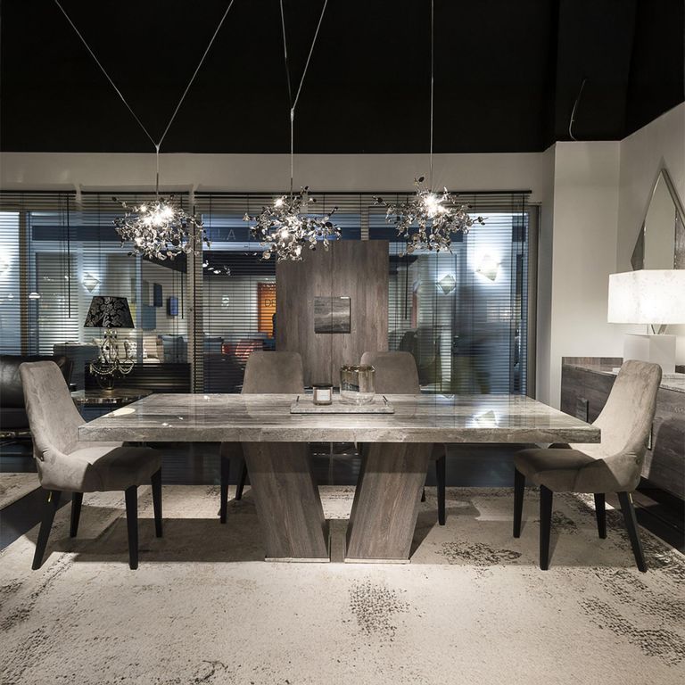 Luna Dining Chair - Leather - Variation Available