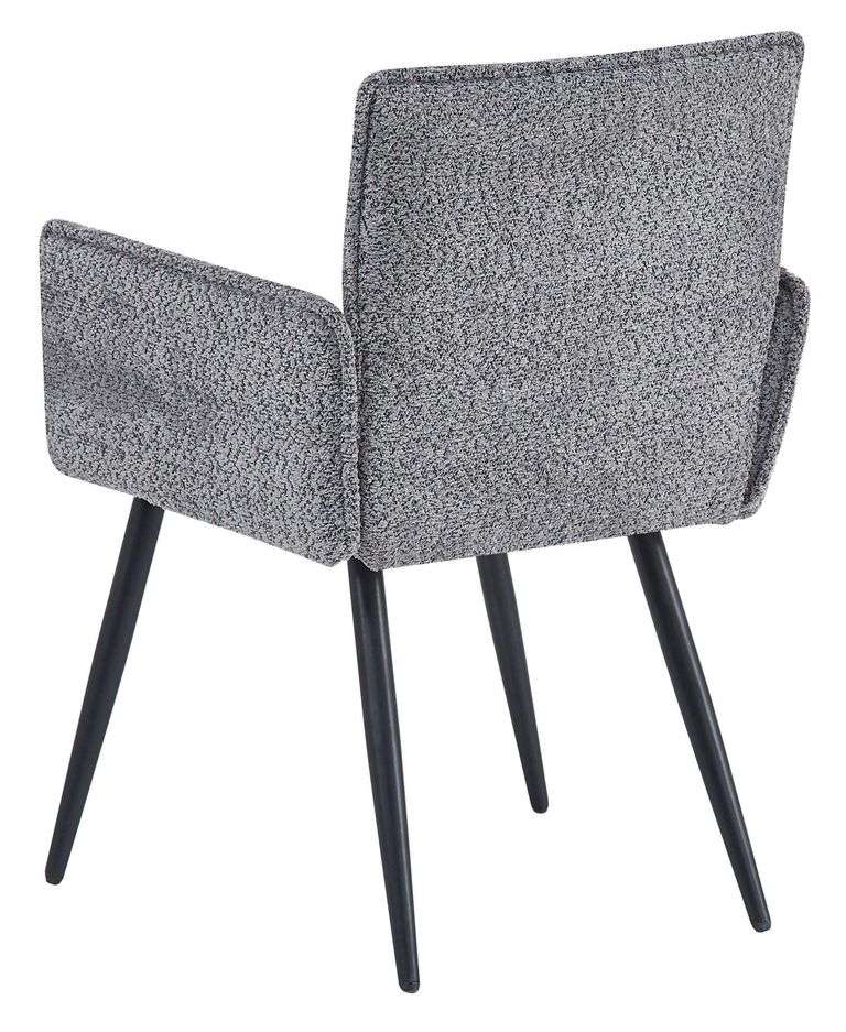 Monza Grey Fabric Dining Armchair
