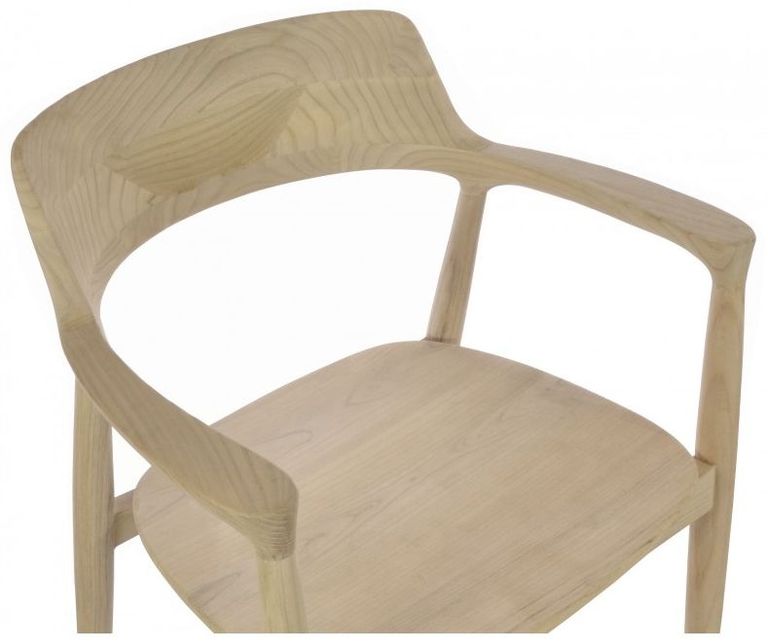Shoreditch Wooden Dining Cream Armchair