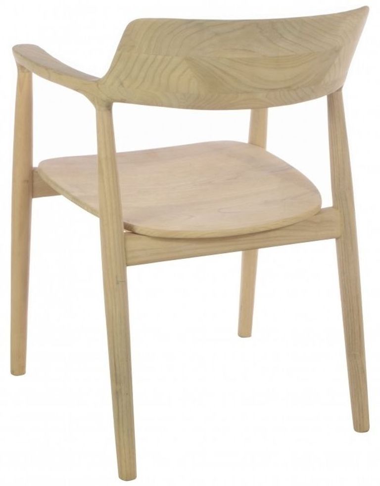 Shoreditch Wooden Dining Cream Armchair